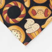 Bakkerijproducten Fleece Deken (Hoek)