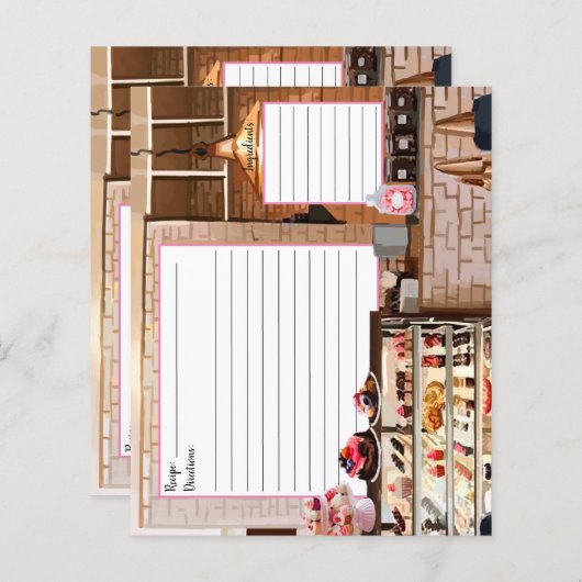 Bakkerijproducten — Kaarten (Voorkant / Achterkant)