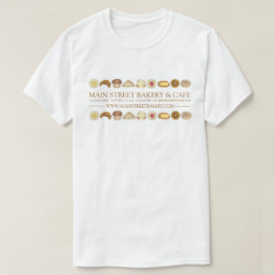 Bakkerijproducten Kroisant Donut Muffin Pastries T-shirt