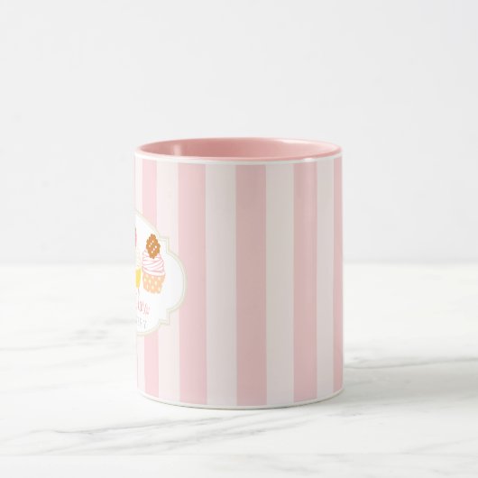 Bakkerijproducten, met retro of met gebakken koekj mok (Midden)