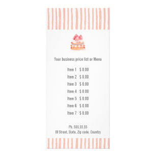 bakkerijproducten reclamekaart