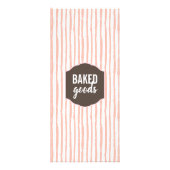 Bakkerijproducten Reclamekaart (Achterkant)