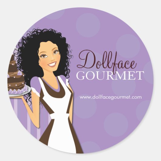 Bakkerijproducten Ronde Sticker (Voorkant)