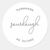 Bakkerijproducten Ronde Sticker (Voorkant)