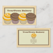 Bakkerijproducten — Sinaasappel- en chocoladekoekj Visitekaartje (Voorkant / Achterkant)