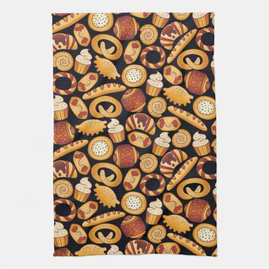 Bakkerijproducten Theedoek (Verticaal)