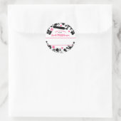 bakkerijproducten uit de keuken van ronde sticker (Tas)