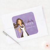 Bakkerijproducten Vierkante Sticker (Envelop)