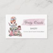 Bakkerijproducten Visitekaartje cupcakes (Voorkant)