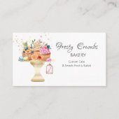 Bakkerijproducten Visitekaartje cupcakes (Voorkant)
