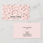 Bakkerijproducten Visitekaartje voor bakken en bak (Voorkant / Achterkant)