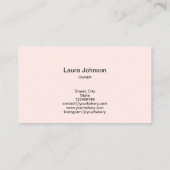 Bakkerijproducten Visitekaartje voor bakken en bak (Achterkant)