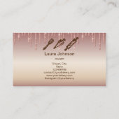 Bakkerijproducten Visitekaartje voor bakken en bak (Achterkant)