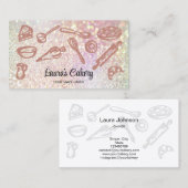 Bakkerijproducten voor bakken en bakken visitekaartje (Voorkant / Achterkant)