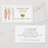 Bakkerijproducten voor gebak kortingskaartje (Voorkant / Achterkant)