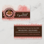 Bakkerijproducten, zoete kernen visitekaartje (Voorkant / Achterkant)