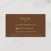 Bakkerijraam Visitekaartje (Achterkant)