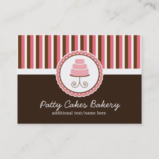 Bakkerijroze en tapijtschelp Visitekaartje (Voorkant)