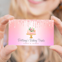 Bakkerijtaart Blush Roze Sinaasappel Ombre Glitter