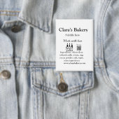 Bakkerijtaart en ingrediënten gemaakt met liefde q button (Insitu)