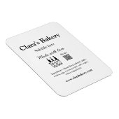 Bakkerijtaart en ingrediënten gemaakt met liefde q magneet (Rechterzijde)