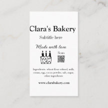 Bakkerijtaart en ingrediënten gemaakt met liefde q