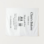 Bakkerijtaart en ingrediënten gemaakt met liefde q wandkleed (Voorkant (horizontaal))