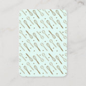 Bakkerijtaart Logo Bedankt voor uw aankoop Informatiekaartje (Achterkant)