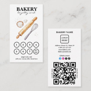 Bakkerijtaarten QR Code Loyalty Kaart