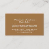 Bakkerijtarwe visitekaartjes (Achterkant)