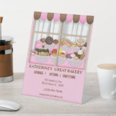 Bakkerijvenster Zakelijk voetstuk Reclamebord Met Voetstuk (Insitu)