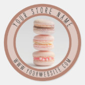 bakkerijverpakkings-Sticker Ronde Sticker (Voorkant)