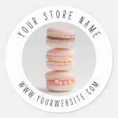 bakkerijverpakkings-Sticker Ronde Sticker (Voorkant)