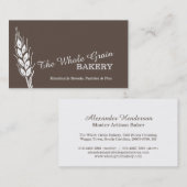 Bakkerijzetmeel, visitekaartjes (Voorkant / Achterkant)