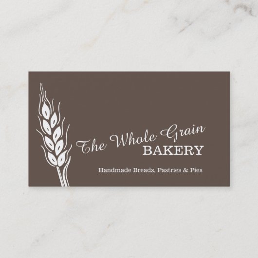 Bakkerijzetmeel, visitekaartjes (Voorkant)