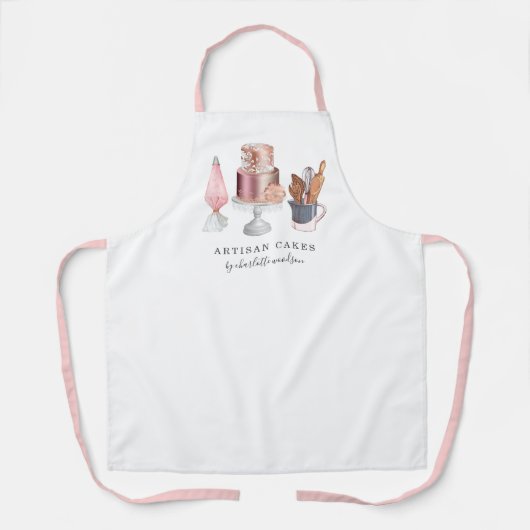 Bakkerijzetmeel, Waterverf- en gereedschapswerktui Schort (Voorkant)