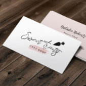 Bakkerkgebak Chef Pipet minimalistisch Visitekaartje