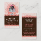 Bakkerkwaren Zakenzoete creaties Visitekaartje (Voorkant / Achterkant)