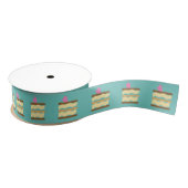 Bakkerlak plakje met hart grosgrain lint (Spoel)