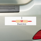 Bakkerliefde Bumpersticker (Op auto)