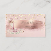 Bakkerprogramma, Gold Confetti, penseelstreek Visitekaartje (Voorkant)