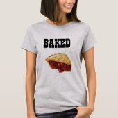 bakkerrie-T-shirtontwerper voor gebakken taart T-shirt (Voorkant)