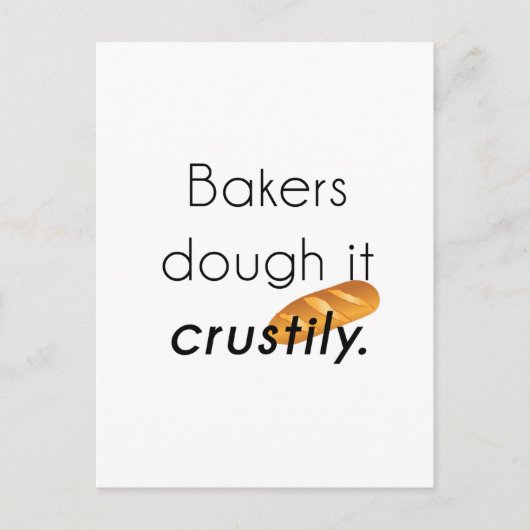 Bakkers doen het! briefkaart (Voorkant)