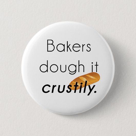 Bakkers doen het! ronde button 5,7 cm (Voorkant)