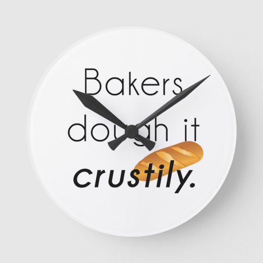 Bakkers doen het! ronde klok (Voorkant)