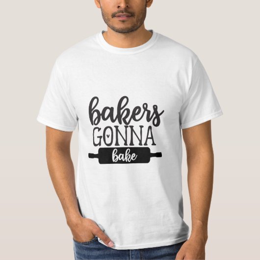 Bakkers gaan 2 baken t-shirt (Voorkant)