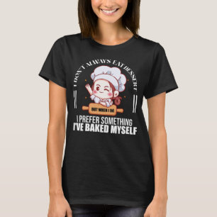 Bakkers gaan bakken beker muffin koekje bakken t-shirt