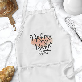 Bakkers Gaan Bakken Deegroller Citaat Standaard Schort