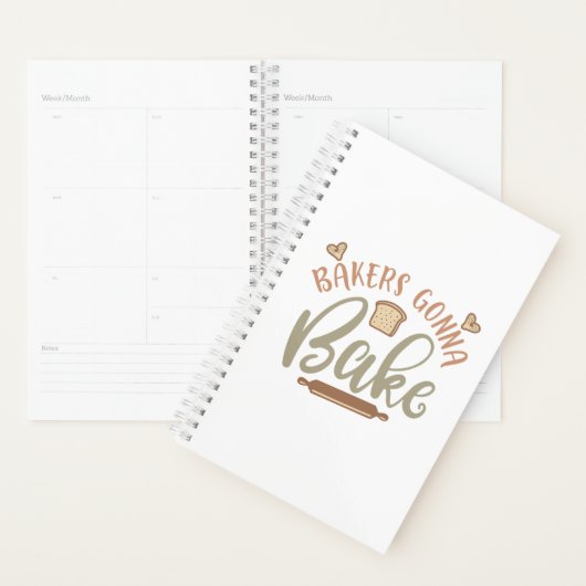 Bakkers gaan bakken planner (Display)