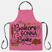 Bakkers Gaan Bakken Schort (Voorkant)